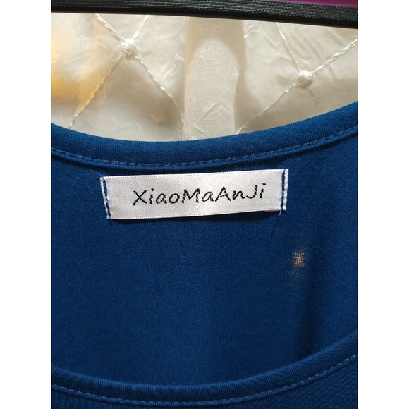 XIAOMAAMJI X.M.A.J WOMENS 4X TURQUOISE NEW TANK TOP CROCHET LACE BOHO SCOOP NECK - Picture 7 of 10